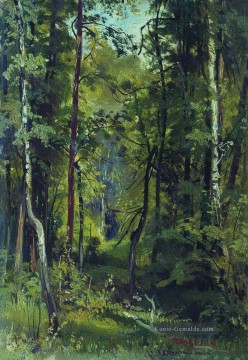 Gehölz Werke - Wald 8 klassische Landschaft Ivan Ivanovich Bäume